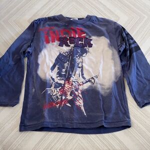 Mish Boys ‘Indie Rock’ Blue Long Sleeve Top